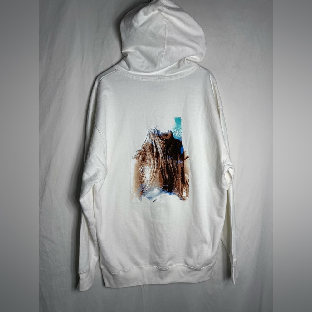 Official Lana Del Rey White 'Tunnel under Ocean Blvd' Graphic Hoodie - Picture 4 of 9